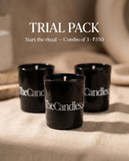 Third Pour 40g soy candle, red wine and patchouli, from the trial pack