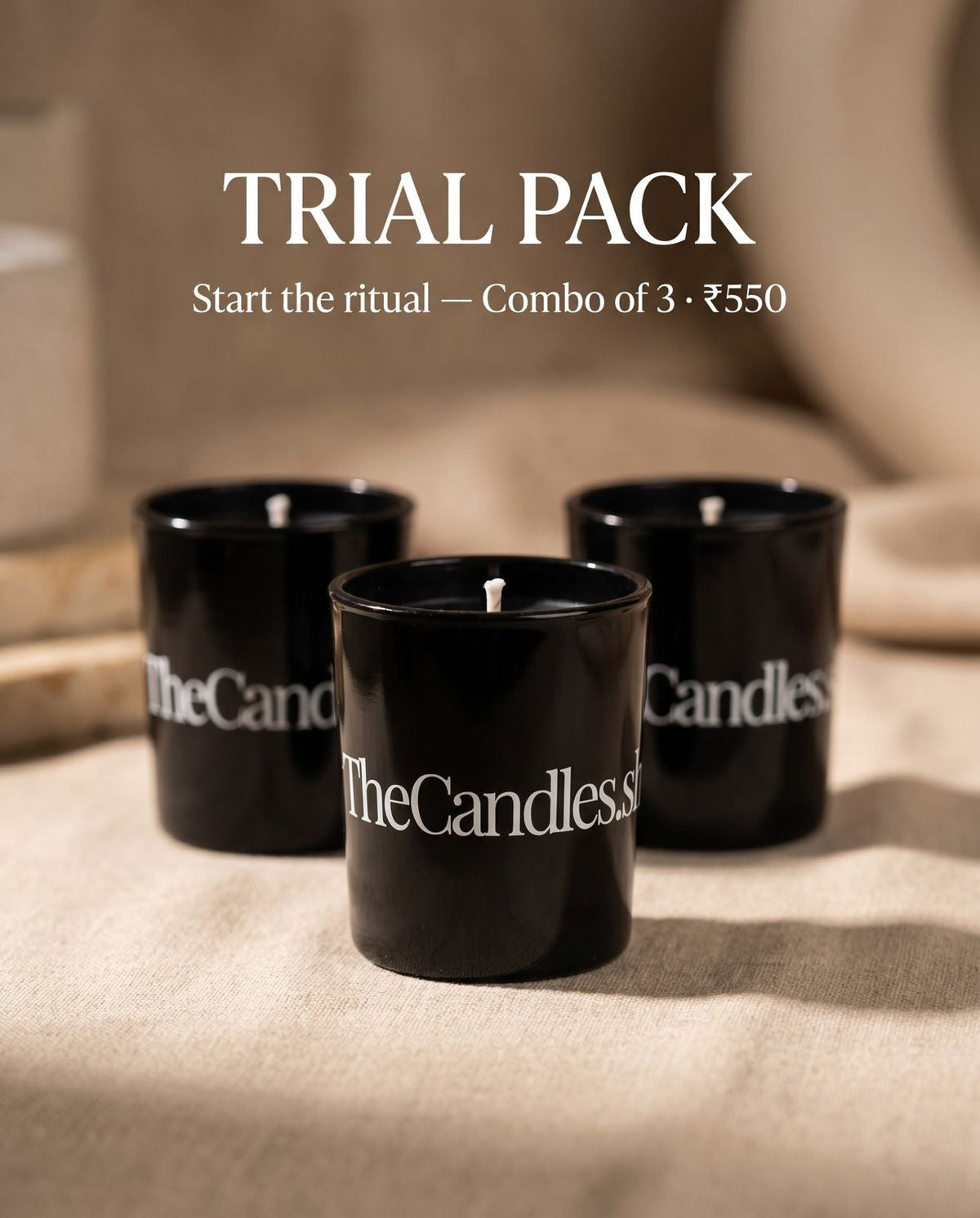 Third Pour 40g soy candle, red wine and patchouli, from the trial pack