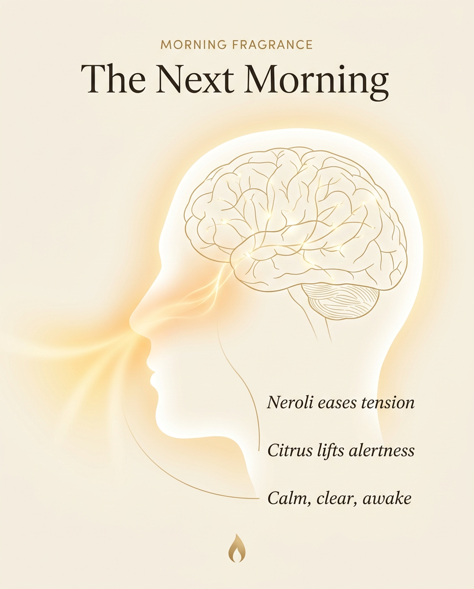 The Next Morning soy candle by TheCandles.shop on nonexsuch, lit