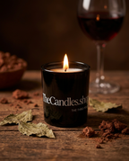 The Stay 40g soy candle, rose oudh leather and tonka, from the trial pack
