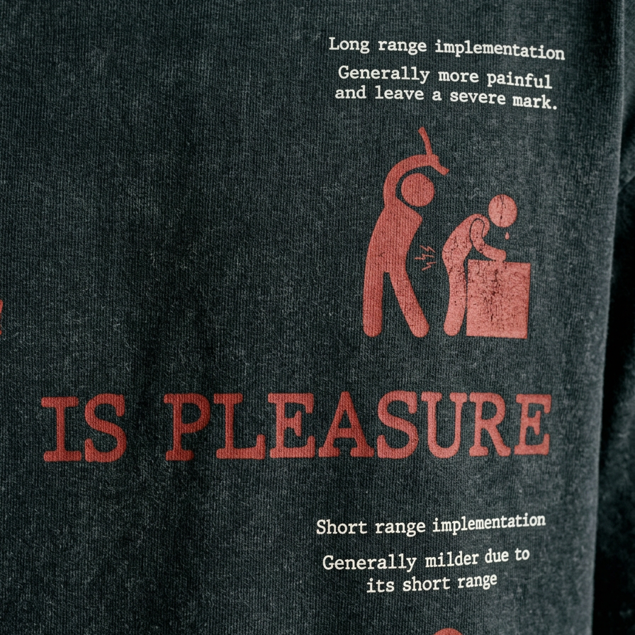 Bondage vintage wash graphic t-shirt by nonexsuch, view 2 of 7