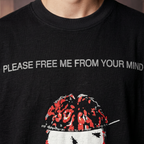 Brain Place cotton slub graphic t-shirt by nonexsuch, view 2 of 6