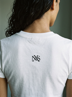 Caffeinated fitted graphic baby tee by nonexsuch, view 2 of 7