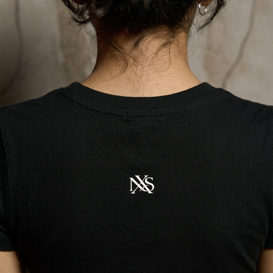 RTM fitted graphic baby tee by nonexsuch, view 6 of 6