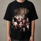 SCHIZ boxy waffle knit graphic t-shirt by nonexsuch, view 3 of 7